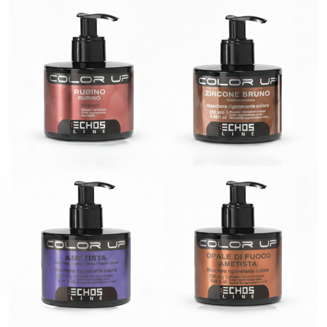 에코스라인 컬러업 컬러 코팅 트리트먼트 220ml 헤어매니큐어 멋내기 염색 부분새치 흰머리 톤업 톤다운, 레드와인, 1개