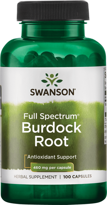 Swanson 斯旺森 牛蒡根膠囊 460mg, 100顆, 1罐