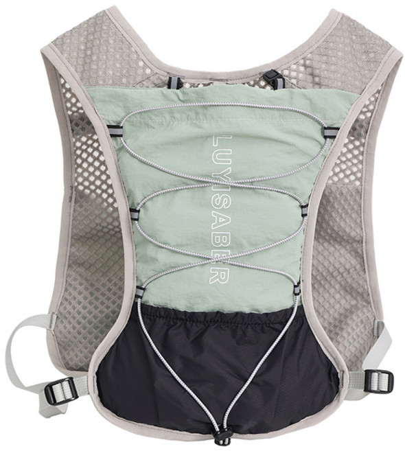 초경량 아웃도어 트레일러닝 조끼 등산 가방 소형 러닝 백팩 러닝 베스트 4종 컬러, 녹색, 1개