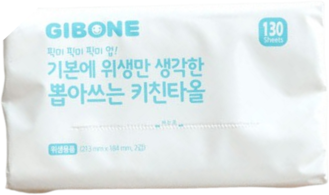 기본에 뽑아쓰는 키친타올, 130매, 48개