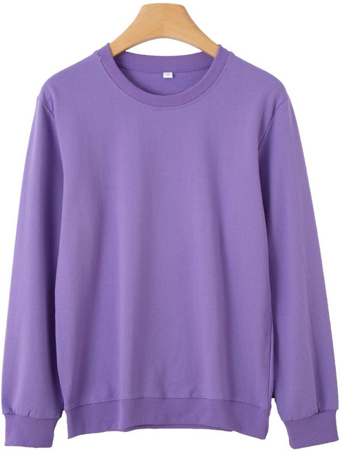 여성용 캐주얼 오버핏 100%면 라운드넥 오버핏 맨투맨 16Color B06B68