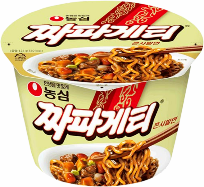 짜파게티 큰사발면 123g, 1개