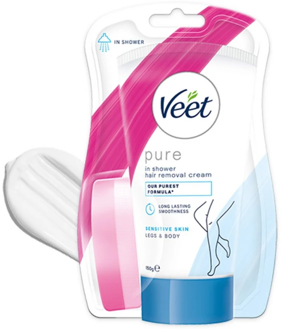 veet 인샤워 제모 크림 민감성 피부용, 150g, 5개 - 쿠팡