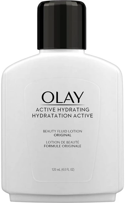 Olay 올레이 액티브 하이드레이팅 뷰티 플루이드 오리지날 모이스처라이저 포 우먼, 2개, 120ml - 쿠팡