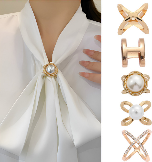 루나뷰링 5개세트 스카프링 스카프 고리 홀더