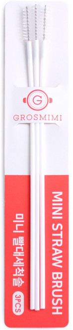 그로미미 미니 빨대세척솔(3개입), 미니빨대솔