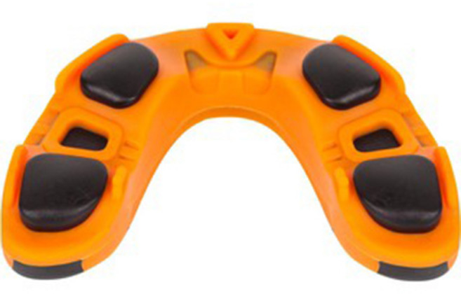 VENUM Predator 毒液 專業級 護齒 運動牙套 有效保護牙齒和口腔, 黑/橘/黑, 1個