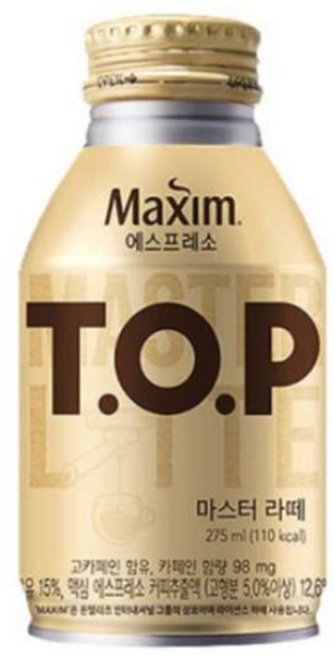 CL 동서 티오피 TOP 마스터 라떼 275ml x 12개