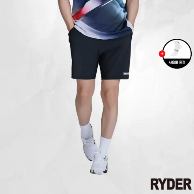 라이더 배드민턴 4부 반바지 2026RBP-1 (BK)
