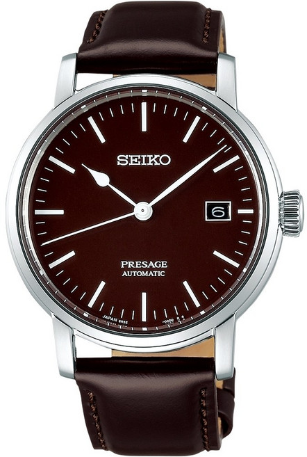 SEIKO PRESAGE 自動機械錶 紅棕/40mm