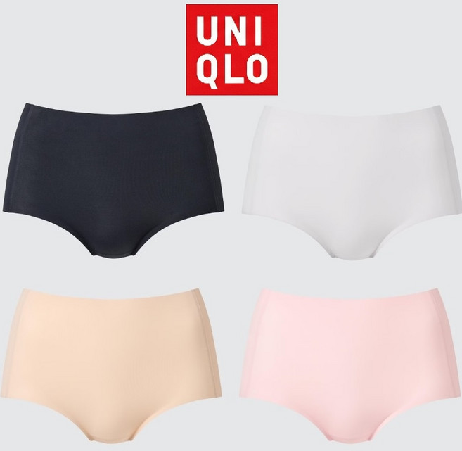 유니클로 울트라 심리스 여성 팬티 저스트웨이스트 [국내매장판]