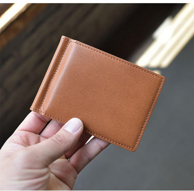 어버너 베지터블 가죽 남자 머니클립 지갑