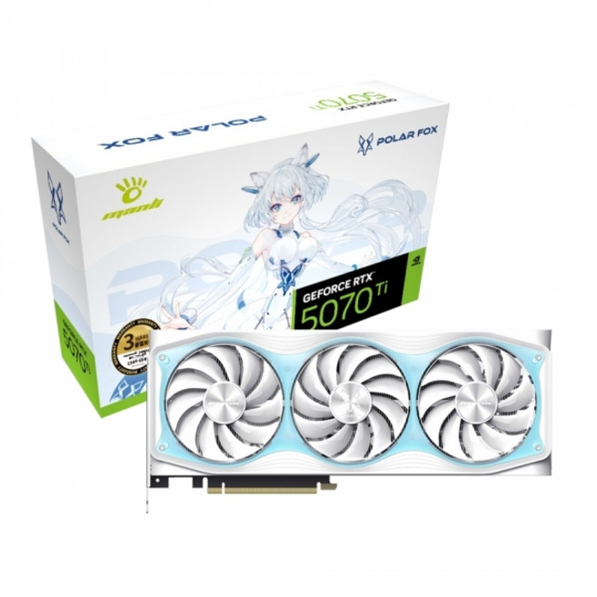 MANLi MANLi 지포스 RTX 5070 Ti Polar Fox OC D7 16GB 인텍앤컴퍼니, MANLI RTX 5070TI Polar Fox