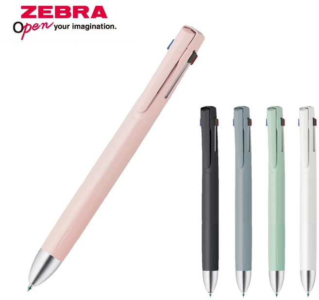 ZEBRA 제브라 블렌 4+S 멀티펜 BLEN 4+1 볼펜 0.7mm, MG(민트그린) - 쿠팡