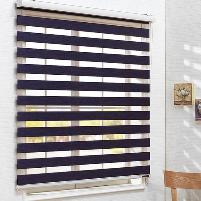 [윈샵 주문제작 고급 네츄럴 콤비 블라인드 ]예쁜 화이트 롤스크린 아파트거실주방안방 브라인드 아이방 설치_우드룩 5