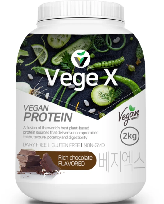 유당제로 비건 베지엑스 프로틴 2kg 식물성단백질보충제, 1개 - 쿠팡