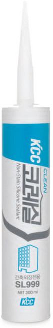KCC 크린코레실 SL999 1박스 0.3L 25개 건축외장용 비오염 실리콘 실란트, 회색