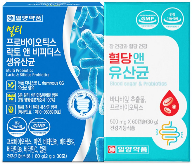 바나바잎 추출물 프로바이오틱스+비피더스 생 유산균 세트, 없음, 1, 없음