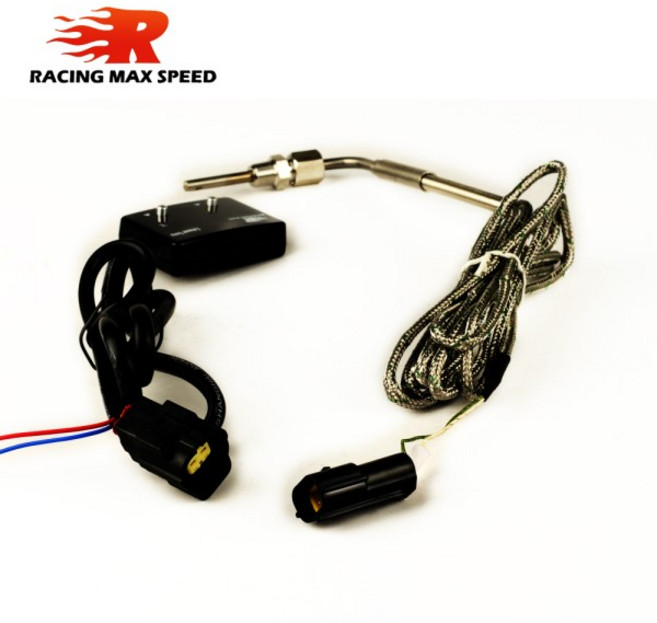 자동차 배기 온도 게이지 가스 미터 디지털 센서 EXT 측정기 4WD Hilux Patrol etm-01, 04 blue with waterproof, 1개