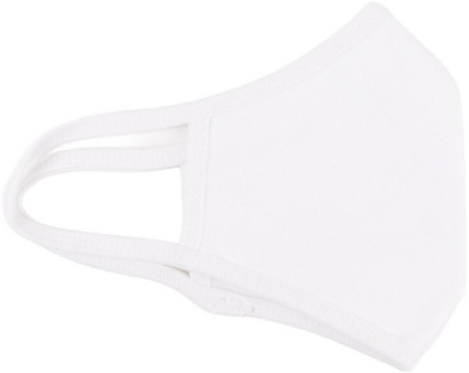 오가닉 방한대 순면 성인용 마스크 새부리형 빨아쓰는 귀 편한 마스크 7매, 썸머화이트, 1세트, 7개입