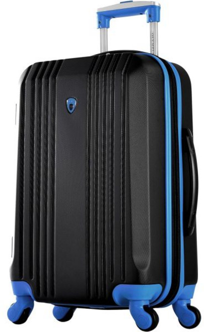 올림피아 아파치 II 21인치 확장형 롤링 캐리 온 4륜 스피너 짐가방 알루미늄 잠금 시스템과 내부 분리기 블랙레드