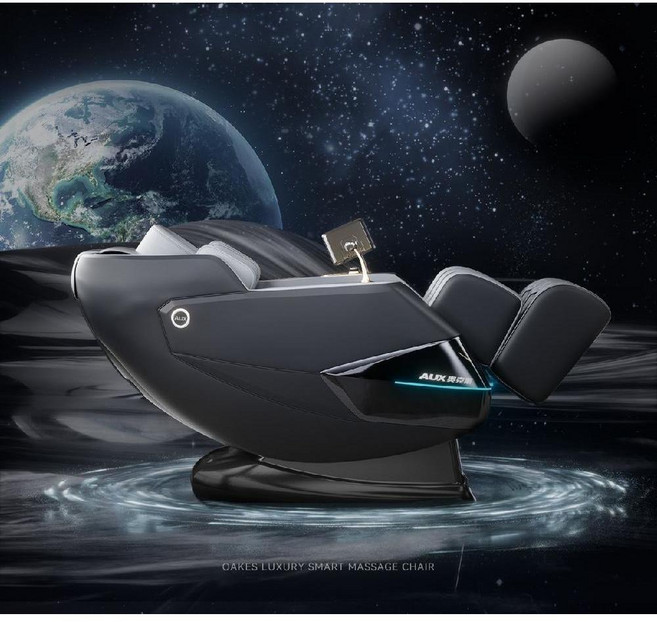 전신 안마 기계 의자 체어 베드 마사지 허리 목 어깨 등 가정용 전동 전기 근육 다용도, 화이트 애쉬