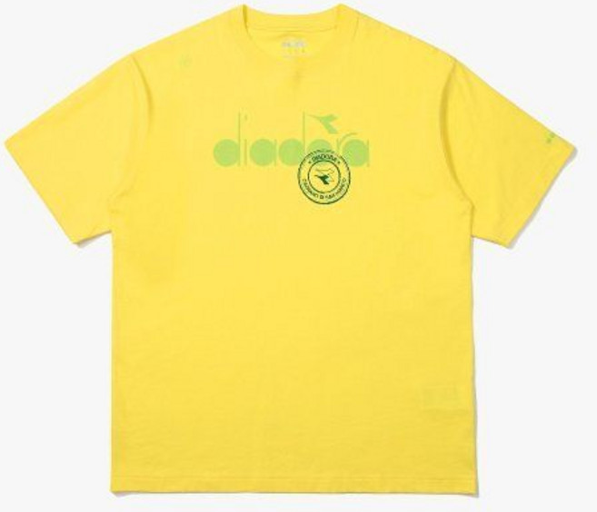 디아도라 diadora 컴피 반팔티셔츠 YELLOW 반팔 티셔츠