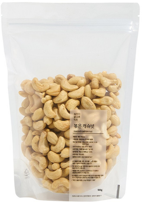 방앗간청년 볶은 캐슈넛, 500g, 1개