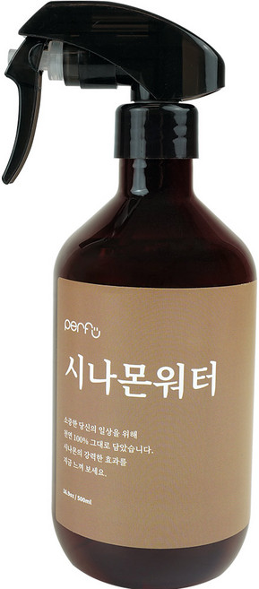 퍼퓨 시나몬 워터 계피 천연 탈취 스프레이, 500ml, 1개