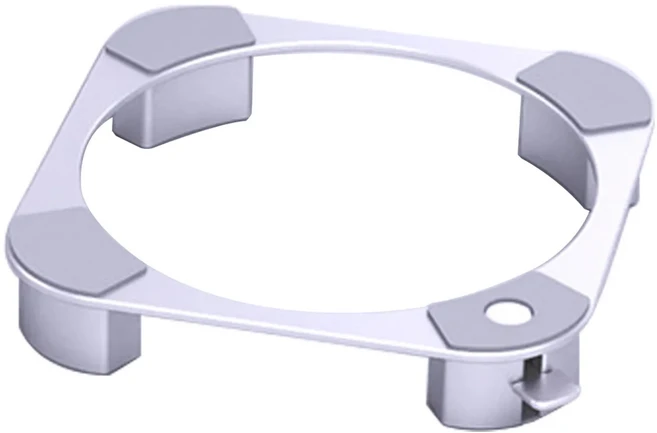 MAC MINI 스탠드 베이스 컴퓨터 호스트 액세서리와 호환 가능 알루미늄 합금 케이스 컴퓨터 책상 열 방출, 01 Silver-1pc