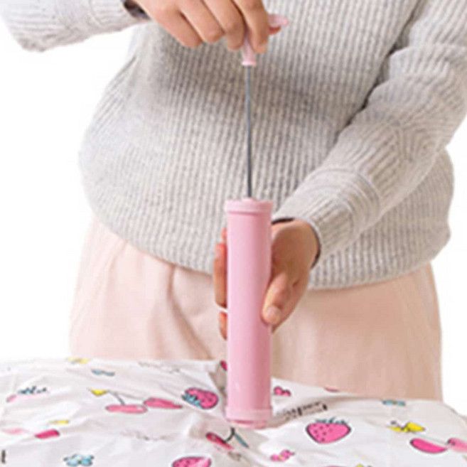 공기빼는 수동펌프 압축팩바람빼기, 1개, 1개입