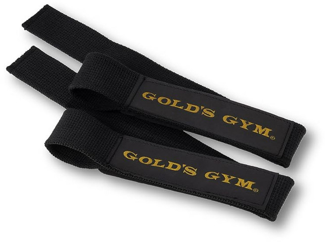 골드짐 (GOLDS GYM) 내구성 원조 손목스트랩 초보자상급자 단련하고 싶은 부위에 집중 악력 보조 등 턱걸이 랫트 풀다운 데드리프트 로잉 G3500