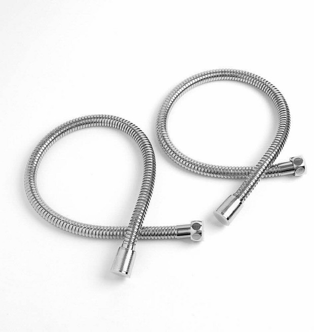 줄꼬임 최소화 욕실 호스 60CM 2개입 샤워기호스 국제규격 샤워호스 샤워기 짧은 줄꼬임방지