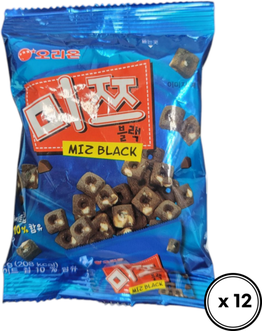 오리온 미쯔블랙 시리얼, 42g, 12개