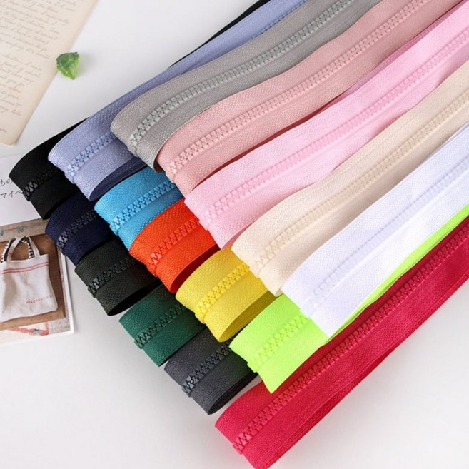 짱패브릭 GB02-5호 비슬론 롤지퍼, 1개, 옐로우