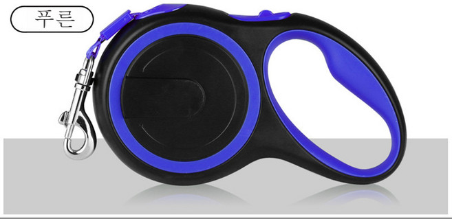 애견용품 강아지 견인끈 8M 자동신축 큰 강아지 견인끈 애견 견인끈, 블루, 8m (무게 50kg), 1개