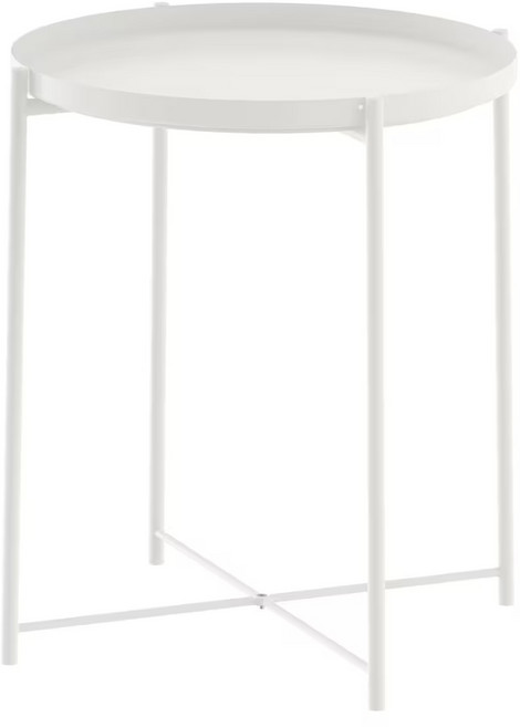 이케아 GLADOM 글라돔 트레이테이블 45x53 cm, 화이트