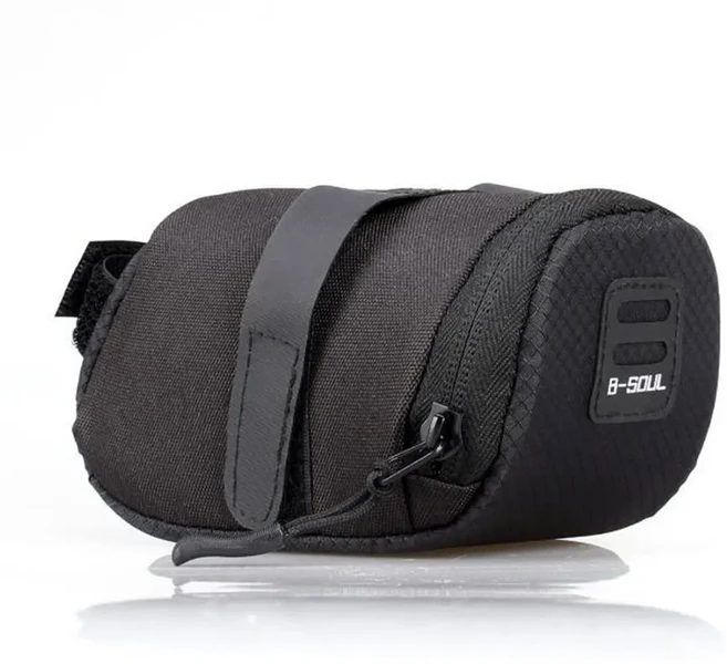 [호환제품] 뒤자전거 보관 안장 가방 사이클링 시트 테일 후면 파우치 수리 포켓 팩 라이딩 백, 01 Black C