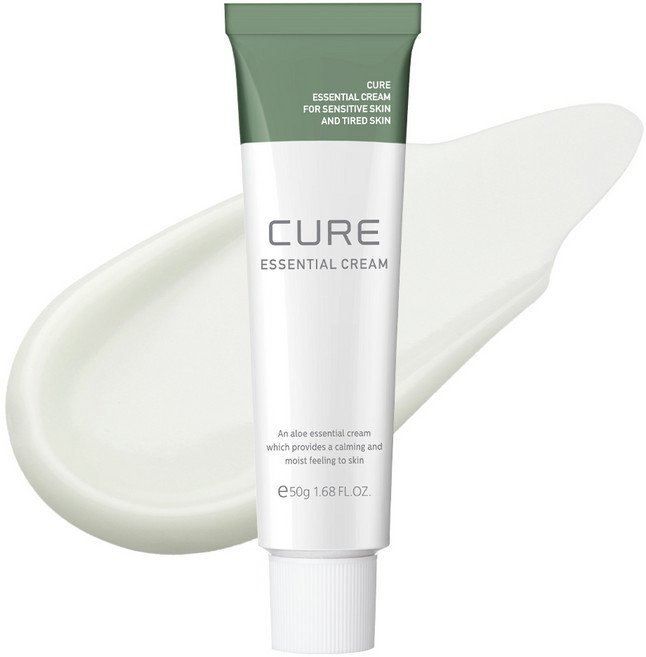 김정문알로에 큐어 에센셜크림, 50ml, 1개