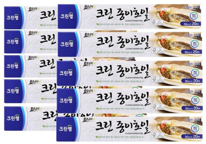 크린랩 크린종이호일 30cm x 20m, 10개