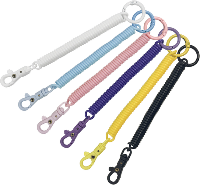 6SET 엠엔피 이중고리 도난방지 스트랩, 1세트, 전색상