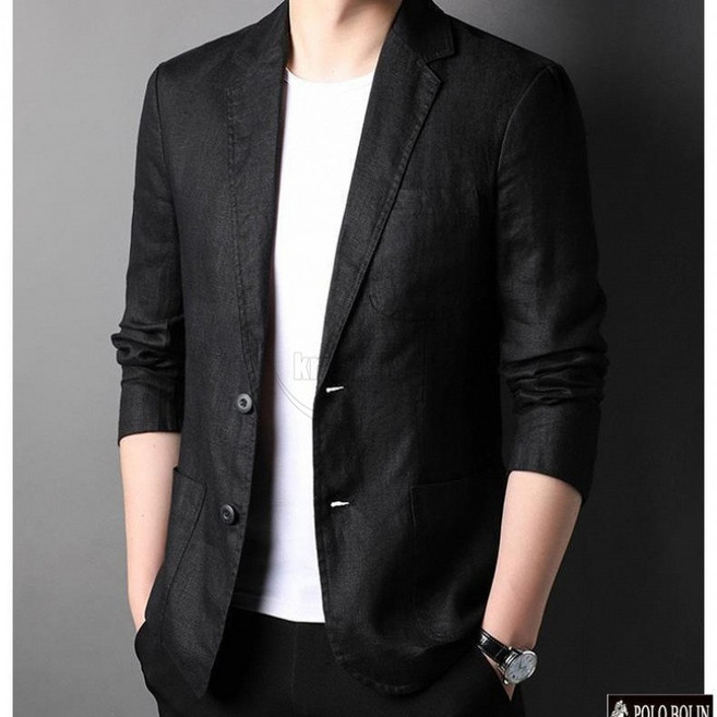 Krismile봄여름 린넨 정장 비즈니스 캐주얼 패션 코트2025/4/6