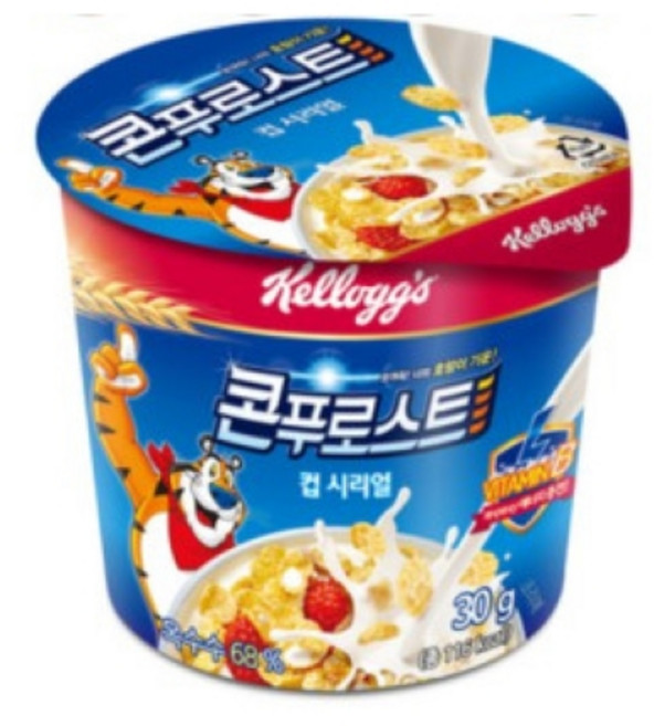 켈로그 콘푸로스트 시리얼, 30g, 12개