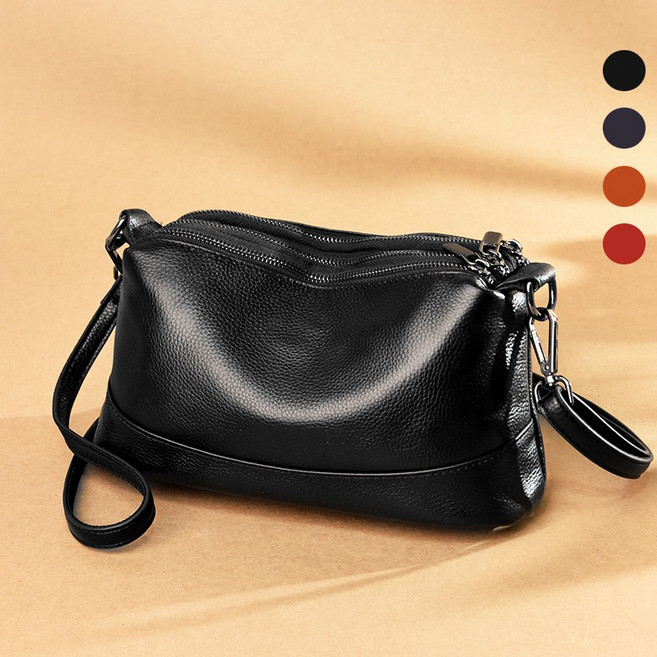 Asure 쇠가죽 크로스 백 여성가방 대용량 숄더백