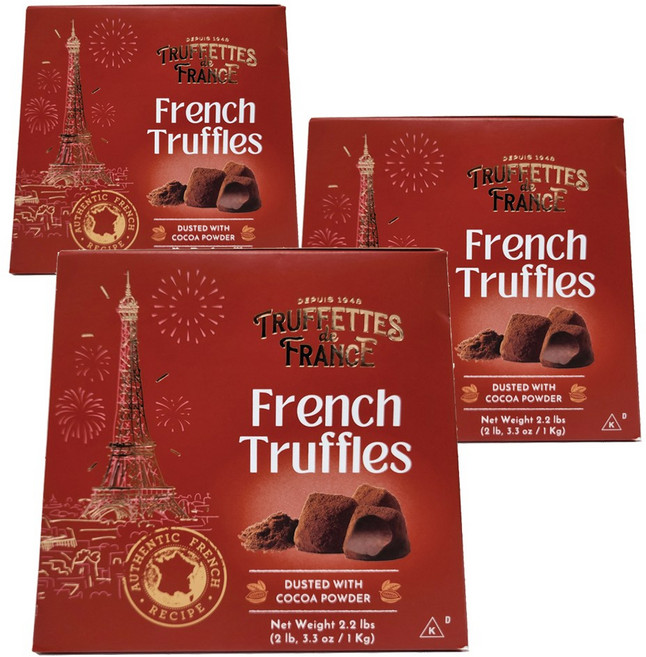 코스트코 프렌치 트러플 초코릿, 3개, 1kg