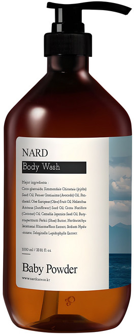 나드 부케가르니 리프레쉬 퍼퓸드 바디워시 베이비파우더향, 1L, 1개