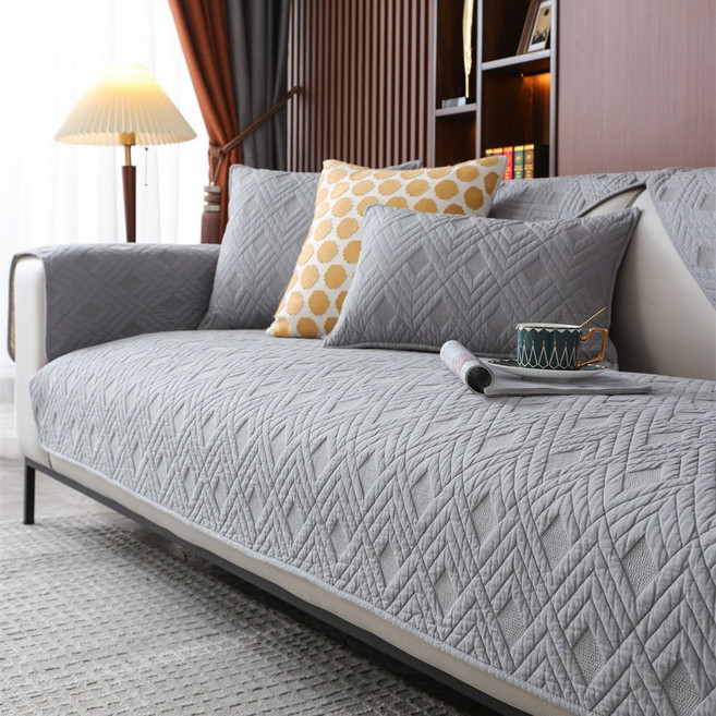 사계절에 적합한 순면 누빔 소파 쿠션