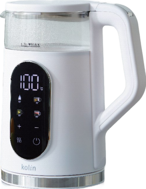 kolin 歌林 1.7L智能溫控玻璃快煮壺, KPK-LN217G