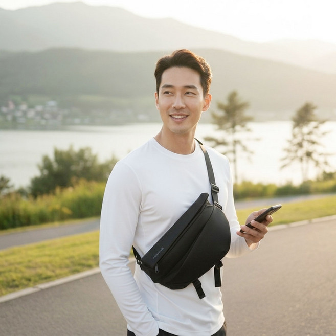 마이클키언 남자 크로스백 데일리 방수 메신저백 여행용 슬링백