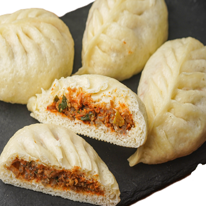 [노홍만두] 부산명물 김치왕만두 택배 1kg내외 (10개내외), 1kg, 1개